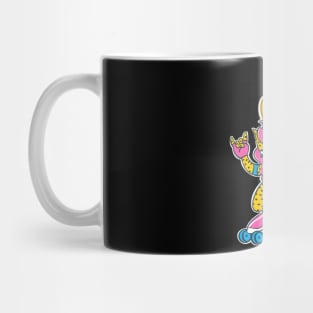 Leopard Cat Girl Skater Mug